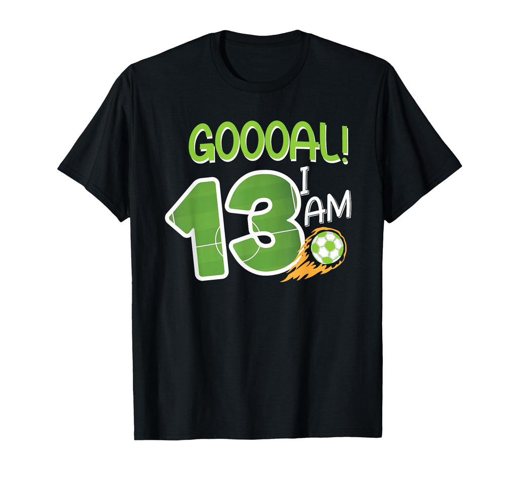 Soccer Im 13 Years Old Birthday T-Shirt - Minimalist Print for Adults - T-Shirt, Sweatshirt, Hoodie