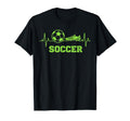 Soccer Heartbeat Pulse Ball Cleat T-Shirt - Aesthetic Graphic Men Women - T-Shirt, Sweatshirt, Hoodie