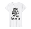 Mom Life Soccer Lover Mothers Day Messy T-Shirt - Novelty Apparel Unisex - T-Shirt, Sweatshirt, Hoodie