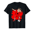 Dabbing Soccer Albania Jersey Albanian T-Shirt - Trendy Graphic Unisex - T-Shirt, Sweatshirt, Hoodie