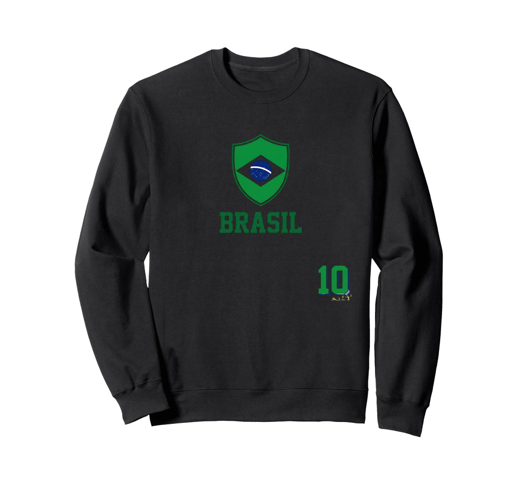 Brazil Gift Flag Brazilian Fan Sweatshirt - Novelty Apparel Men Women - T-Shirt, Sweatshirt, Hoodie