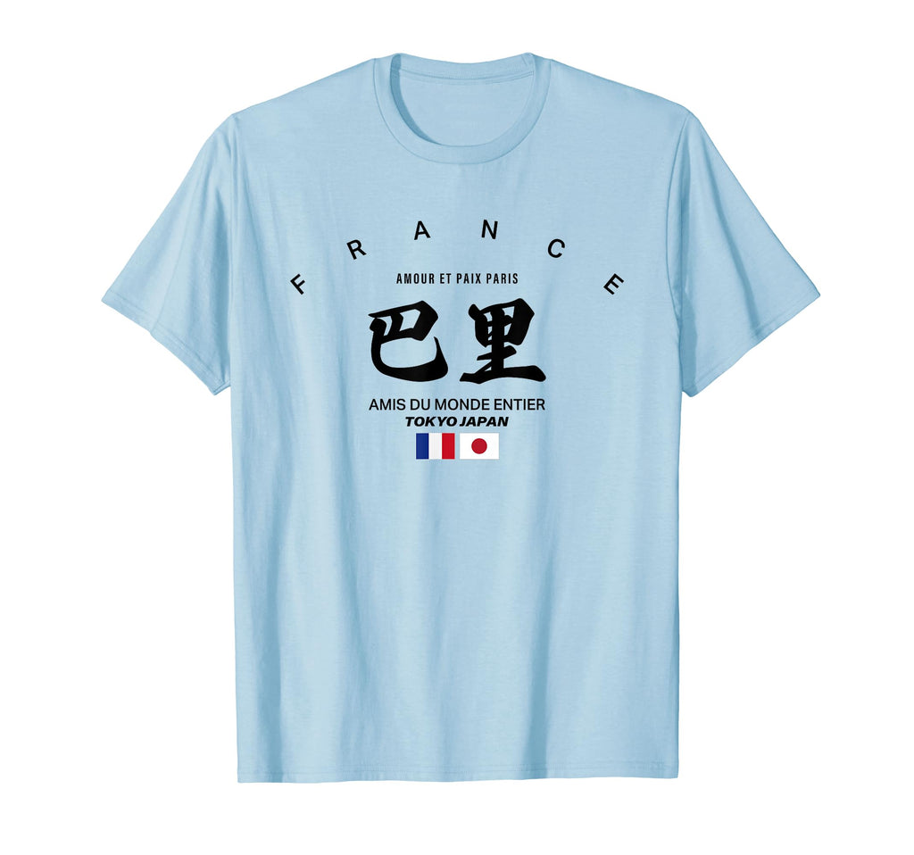 Friendship Between Japan And France T-Shirt - Casual Everyday Wear Unisex - T-Shirt, Sweatshirt, Hoodie