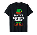 Santas Favorite Goalie Goalkeeper Goal T-Shirt - Novelty Apparel Unisex - T-Shirt, Sweatshirt, Hoodie