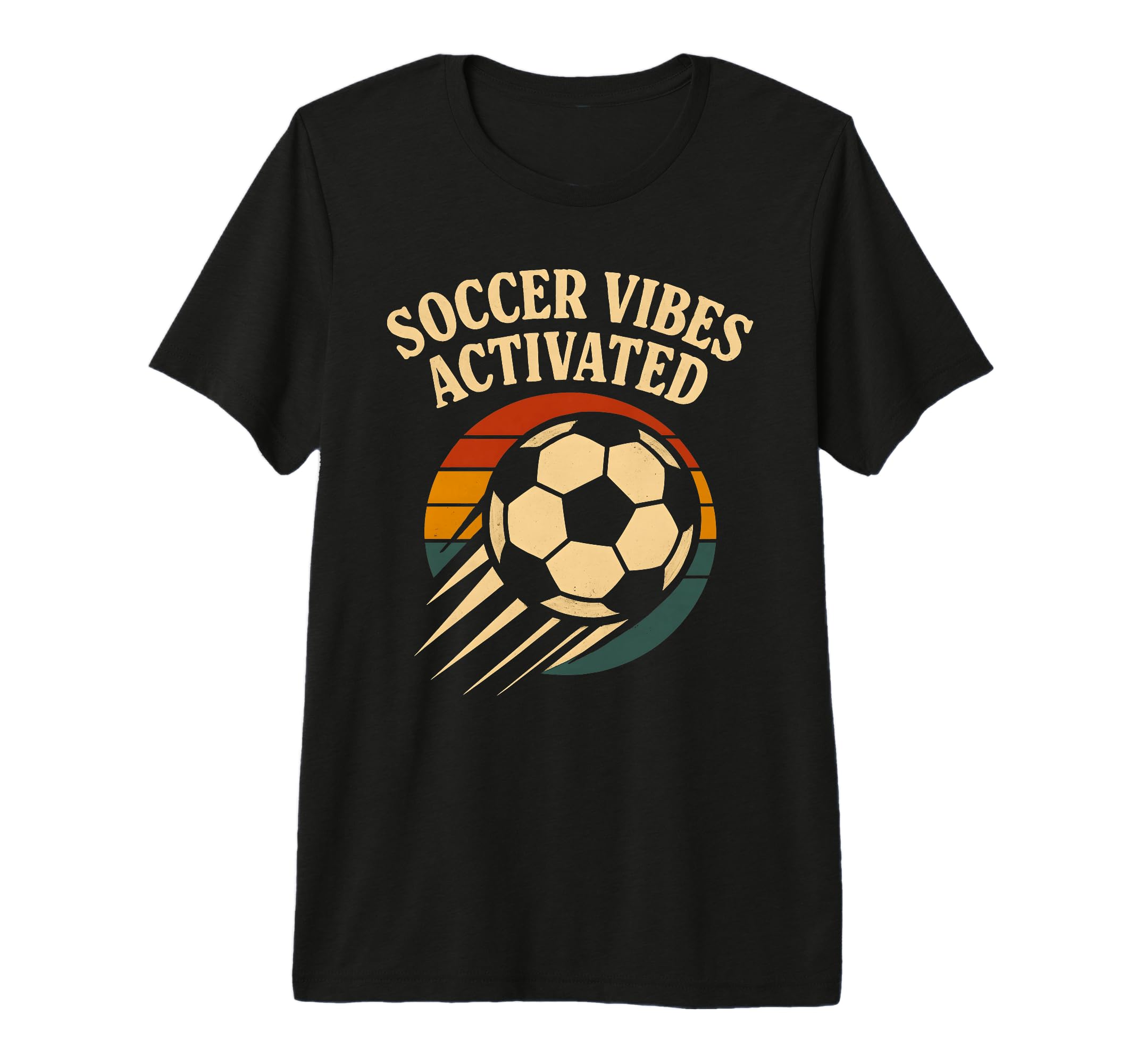 Soccer Vibes Activated Ball Player Fan T-Shirt - Custom Art Print Unisex - T-Shirt, Sweatshirt, Hoodie