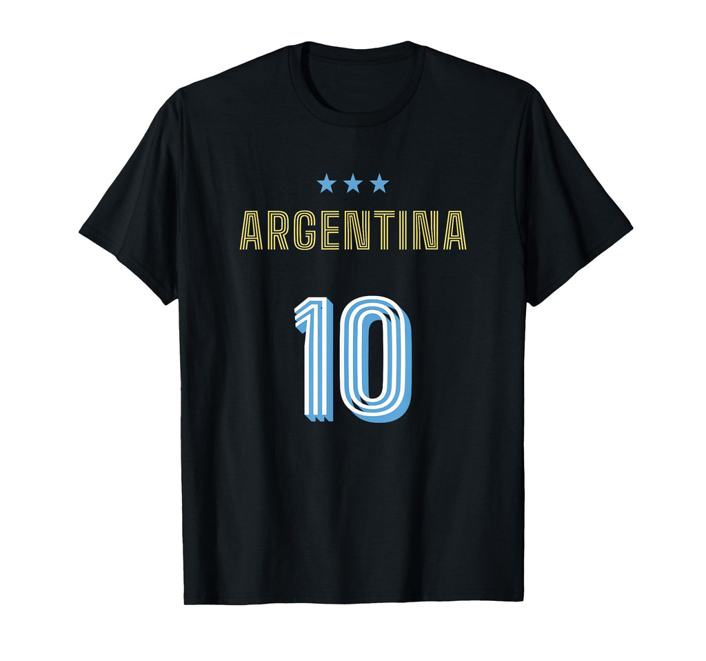 Argentina Soccer 10 Football Game Fan T-Shirt - Novelty Apparel Men Women - T-Shirt, Sweatshirt, Hoodie