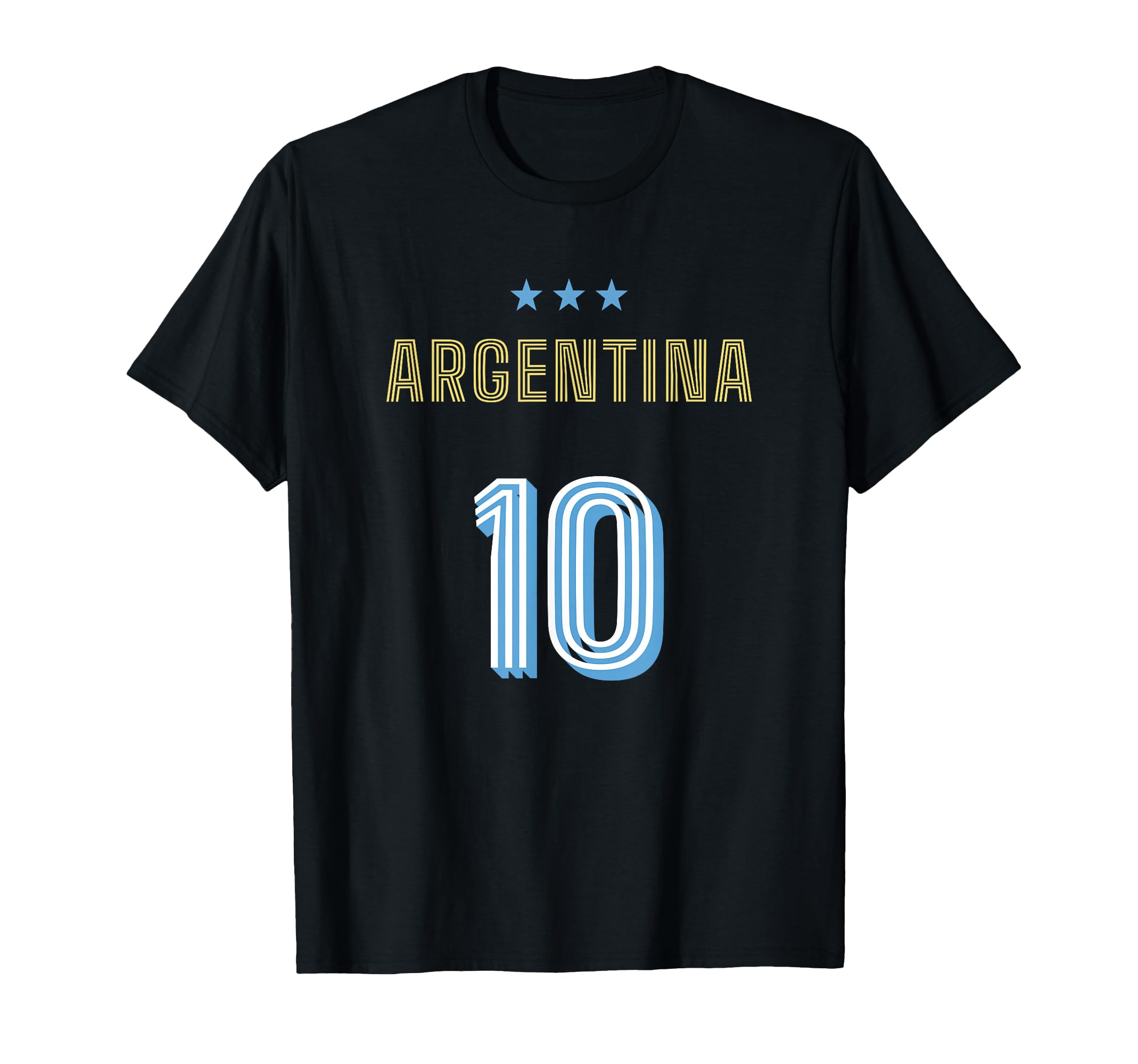 Argentina Soccer 10 Football Game Fan T-Shirt - Novelty Apparel Men Women - T-Shirt, Sweatshirt, Hoodie
