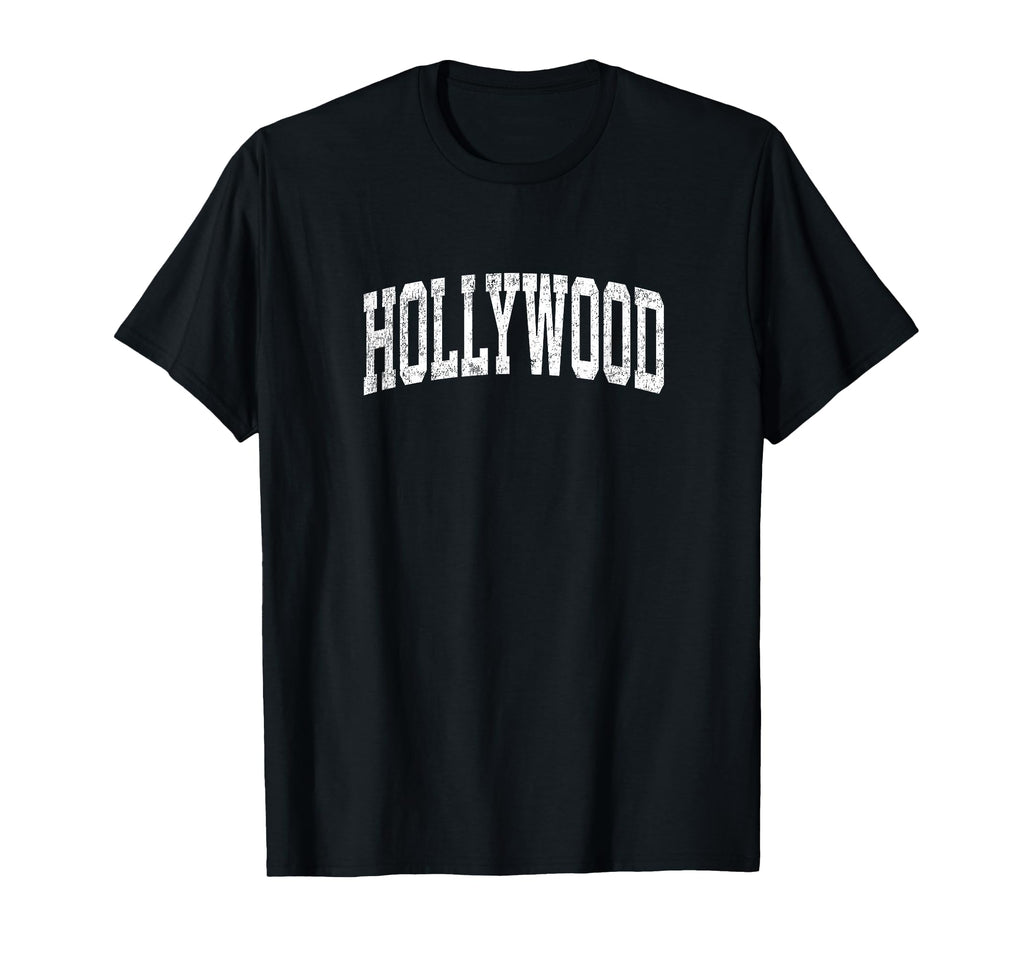 Hollywood California Ca Athletic Sports T-Shirt - Trendy Graphic Men Women - T-Shirt, Sweatshirt, Hoodie