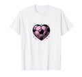 Soccer Ball Hearts Mom Fan Casual T-Shirt - Unique Graphic for Adults - T-Shirt, Sweatshirt, Hoodie