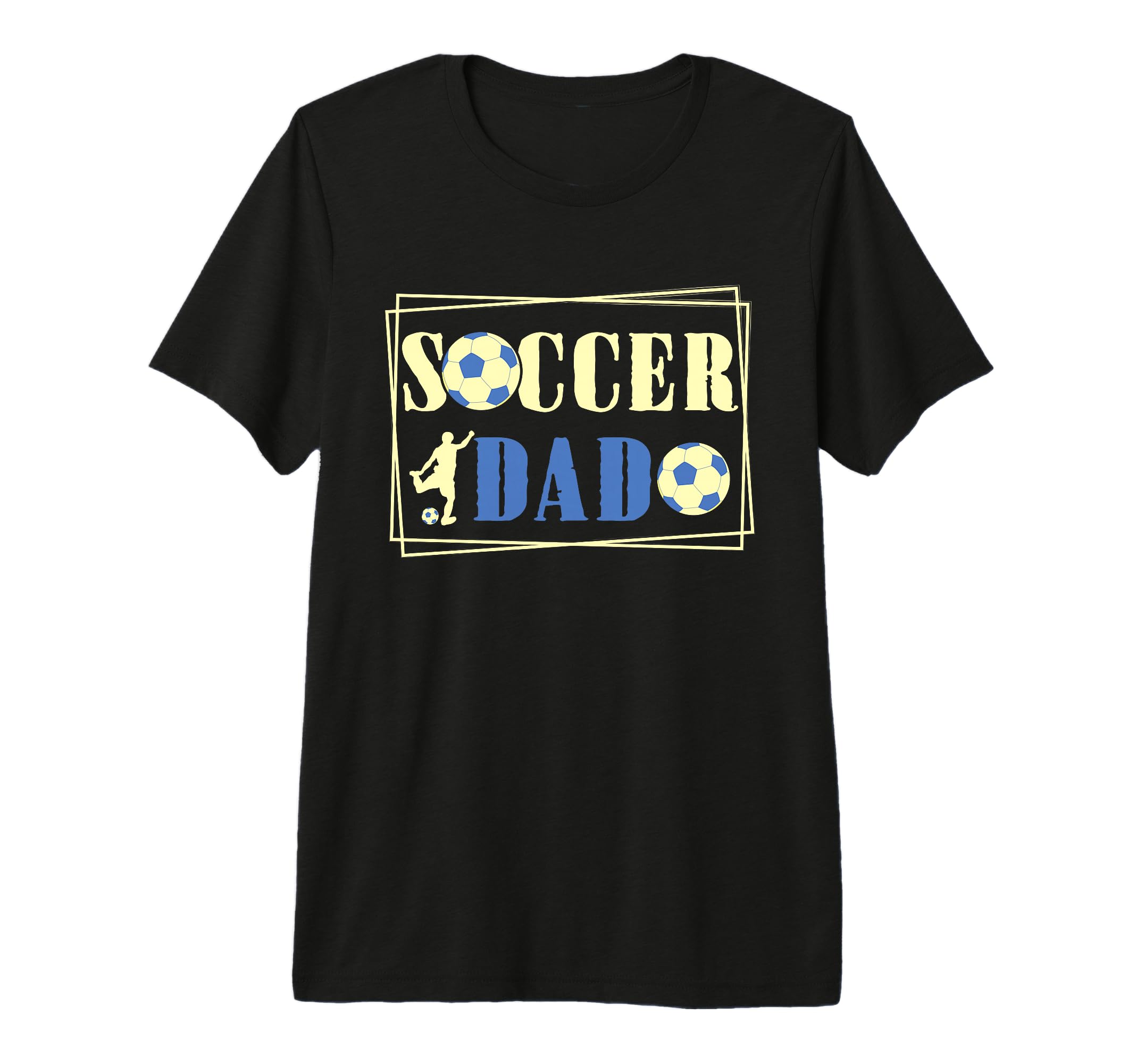 Father Son Daughter Soccer Dad T-Shirt - Custom Art Print for Adults - T-Shirt, Sweatshirt, Hoodie