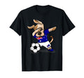 Dog Dabbing Soccer Australia Jersey T-Shirt - Streetwear Style Unisex - T-Shirt, Sweatshirt, Hoodie