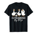 Outnumbered Soccer Funny Mom Dad Goose T-Shirt - Custom Art Print Unisex - T-Shirt, Sweatshirt, Hoodie