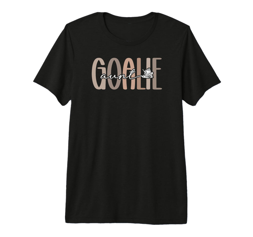 Ice Hockey Goalie Aunt Hockey Keeper T-Shirt - Trendy Graphic Men Women - T-Shirt, Sweatshirt, Hoodie