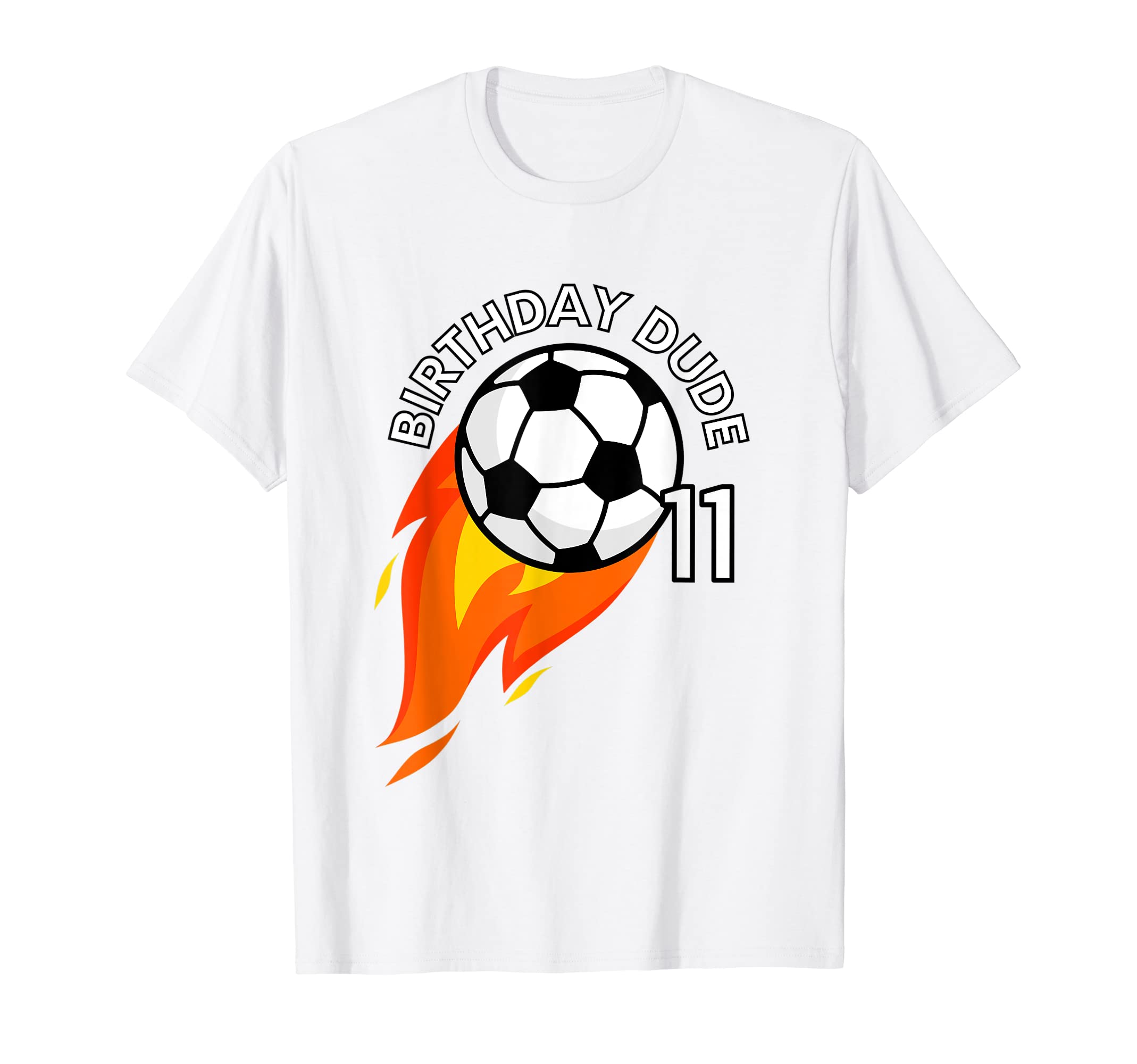 11 Year Old 11Th Birthday Dude Flame T-Shirt - Minimalist Print Men Women - T-Shirt, Sweatshirt, Hoodie