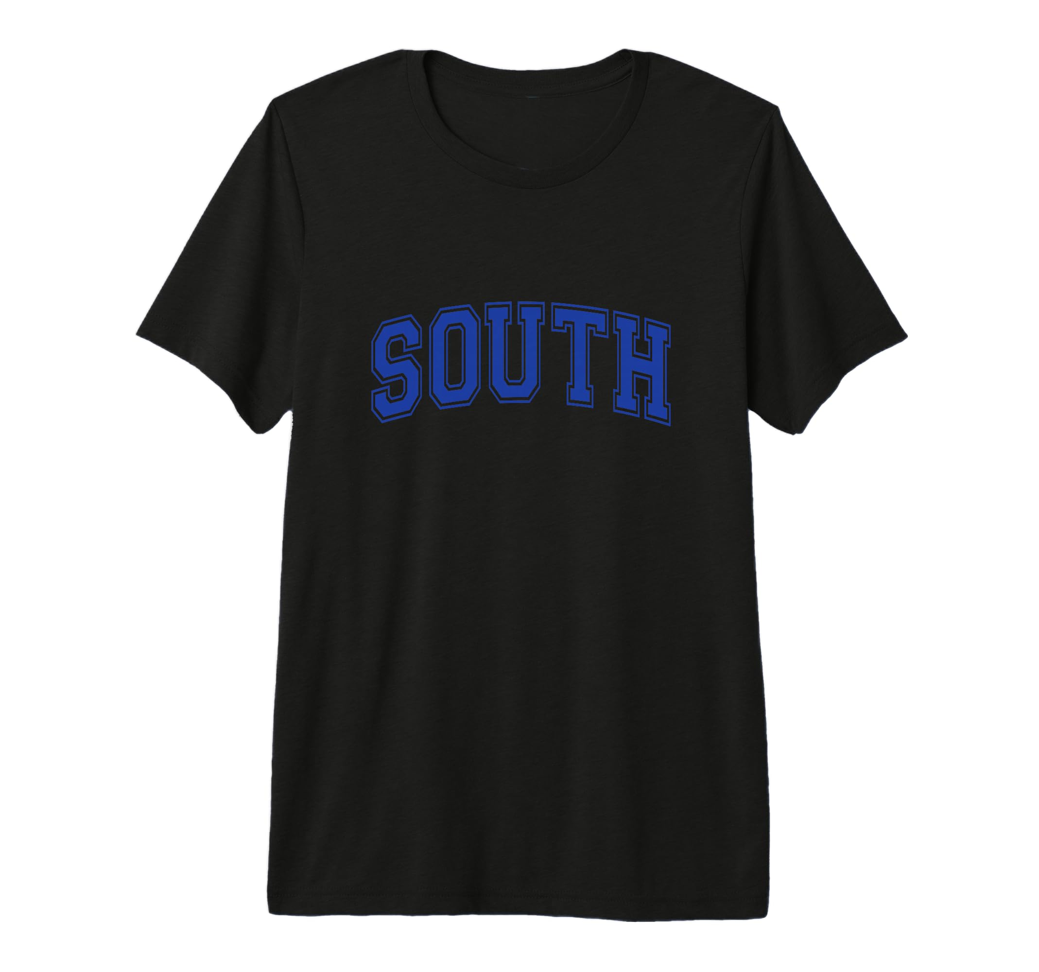Blue South Team Colors Spirit T-Shirt - Casual Everyday Wear Men Women - T-Shirt, Sweatshirt, Hoodie