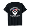 Soccer Dad Flag Bearded Funny T-Shirt - Graphic Print Unisex - T-Shirt, Sweatshirt, Hoodie