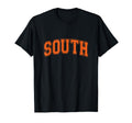 Orange South Team Colors Spirit Sports T-Shirt - Unique Graphic Men Women - T-Shirt, Sweatshirt, Hoodie