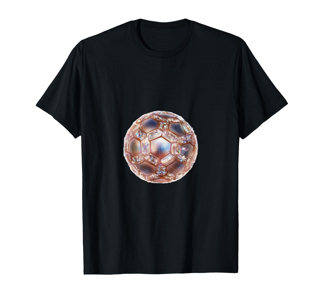 Elegant Diamond Soccer Ball Or F Tbol T-Shirt - Casual Everyday Wear Unisex - T-Shirt, Sweatshirt, Hoodie