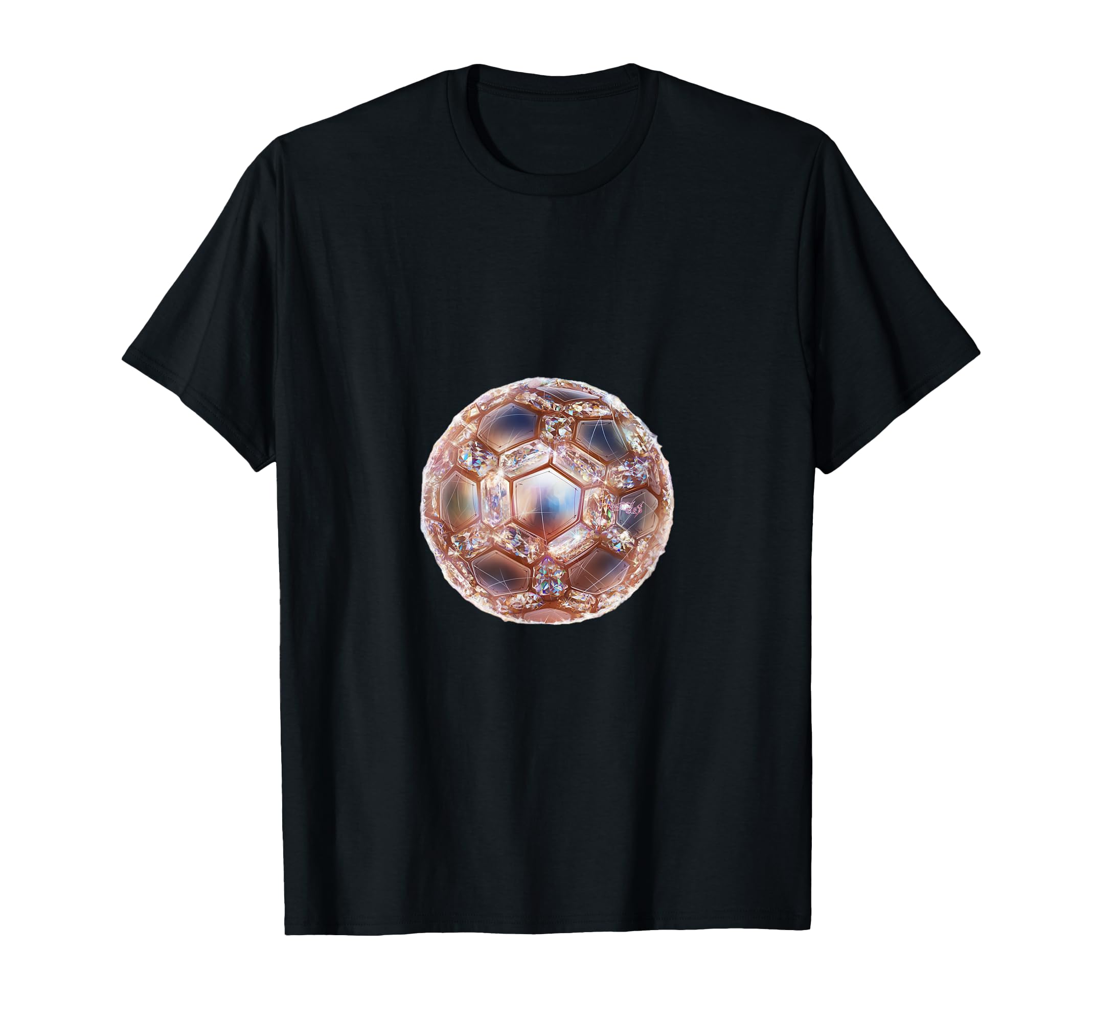 Elegant Diamond Soccer Ball Or F Tbol T-Shirt - Casual Everyday Wear Unisex - T-Shirt, Sweatshirt, Hoodie