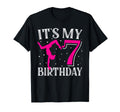 Its My 7 Seven Birthday Gymnastic T-Shirt - Aesthetic Graphic Men Women - T-Shirt, Sweatshirt, Hoodie