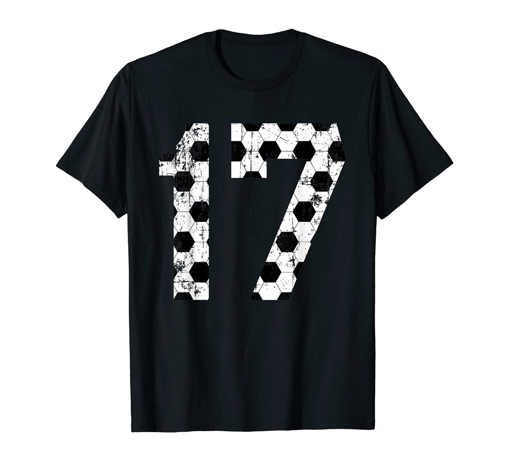 Soccer 17 Jersey Number T-Shirt - Casual Everyday Wear Men Women - T-Shirt, Sweatshirt, Hoodie