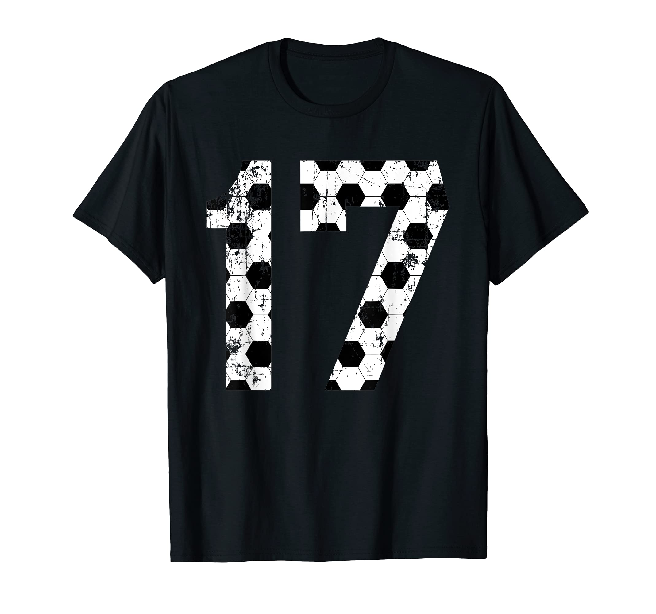 Soccer 17 Jersey Number T-Shirt - Casual Everyday Wear Men Women - T-Shirt, Sweatshirt, Hoodie