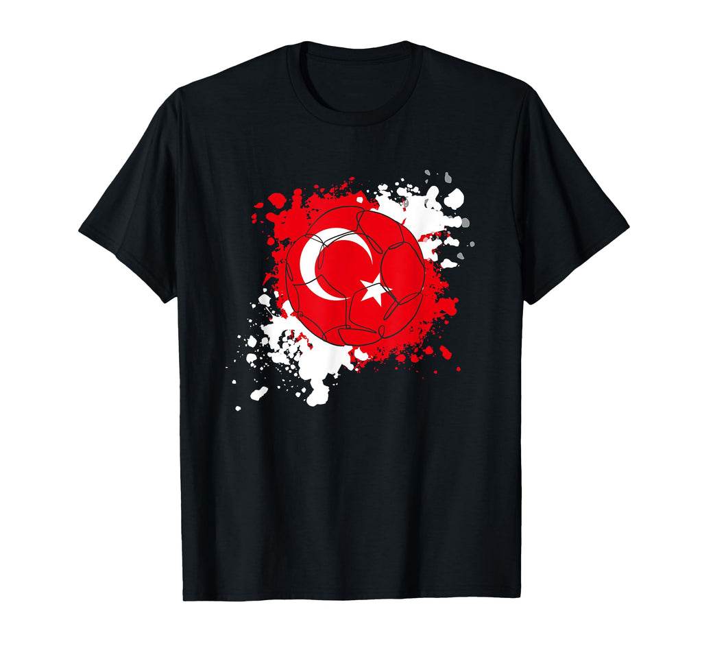 Soccer Ball Flag Turkey T-Shirt - Fun Novelty Design Unisex - T-Shirt, Sweatshirt, Hoodie