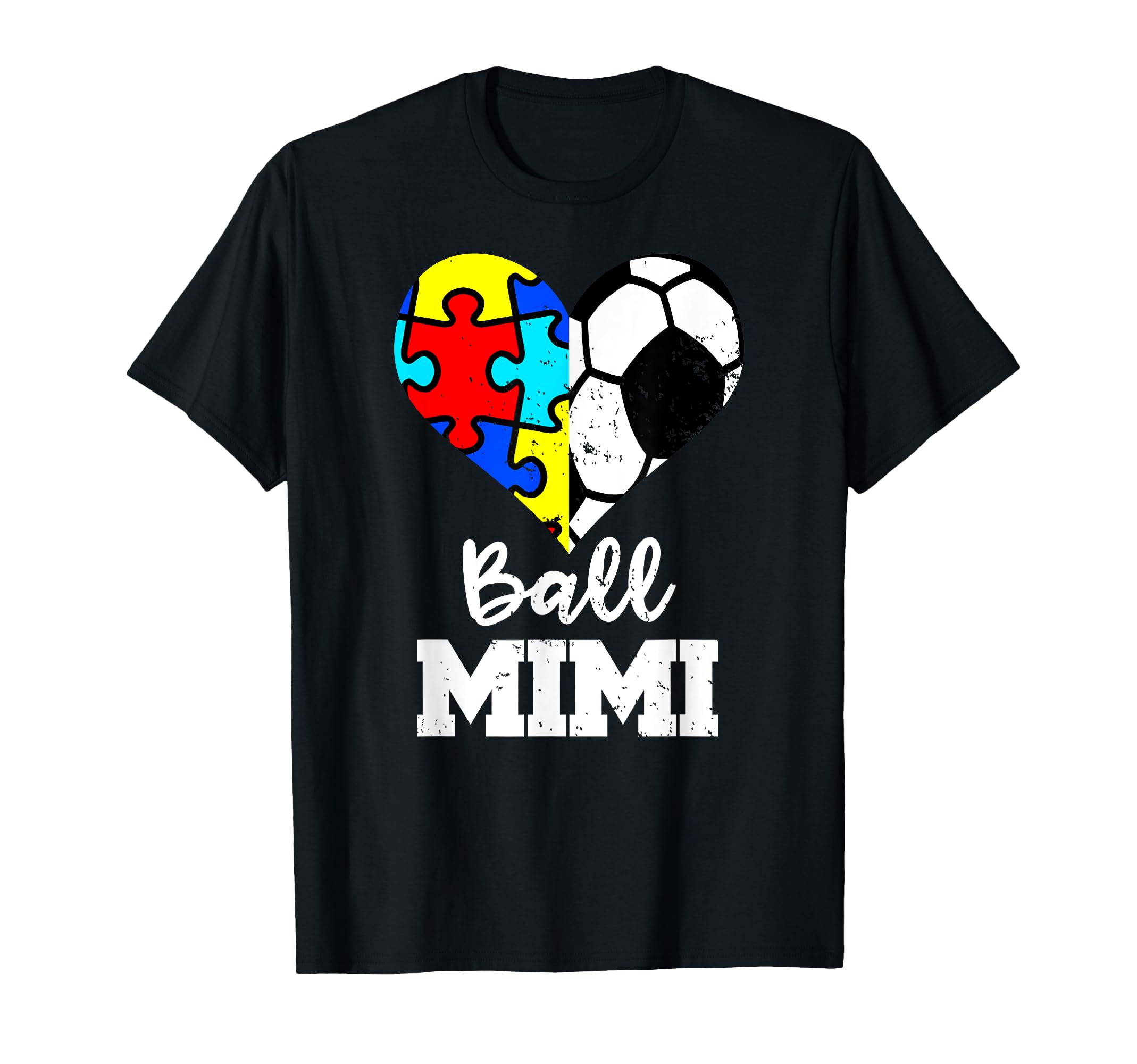 Autism Soccer Mimi Funny Autism Puzzle T-Shirt - Unique Graphic Men Women - T-Shirt, Sweatshirt, Hoodie