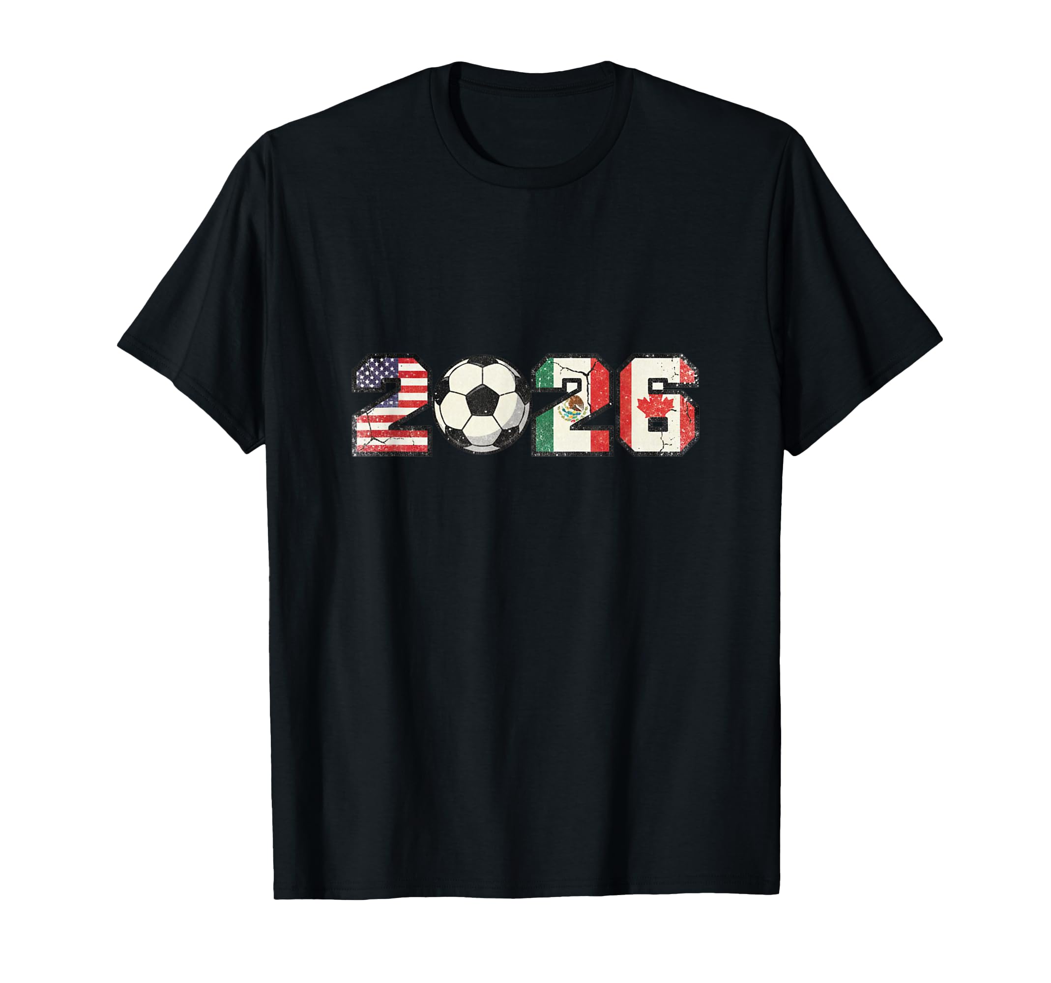 Usa Canada Mexico Celebrate Soccer 2026 T-Shirt - Minimalist Print Unisex - T-Shirt, Sweatshirt, Hoodie