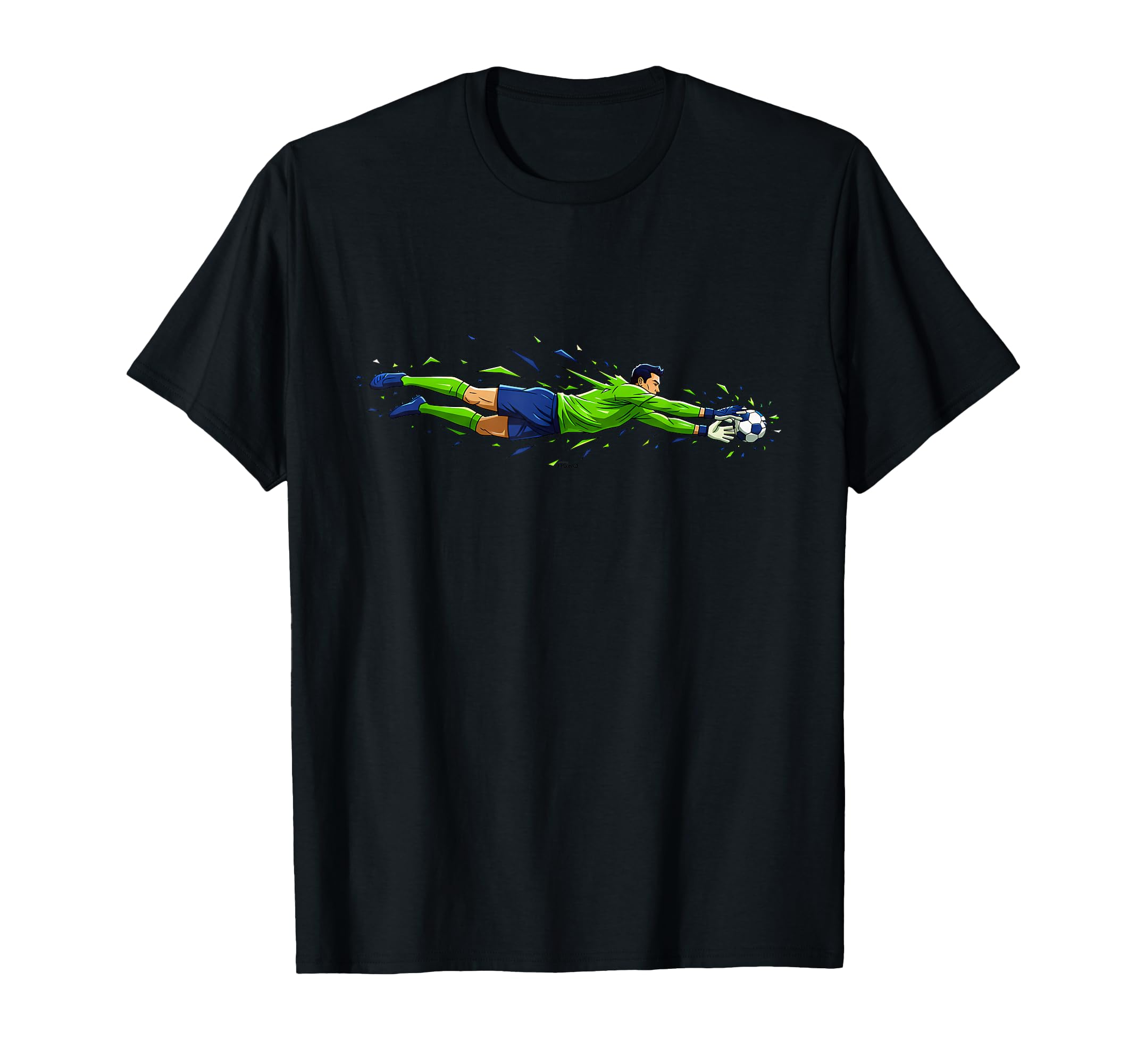 Football Soccer Goalkeeper Safe Comic T-Shirt - Minimalist Print for Adults - T-Shirt, Sweatshirt, Hoodie