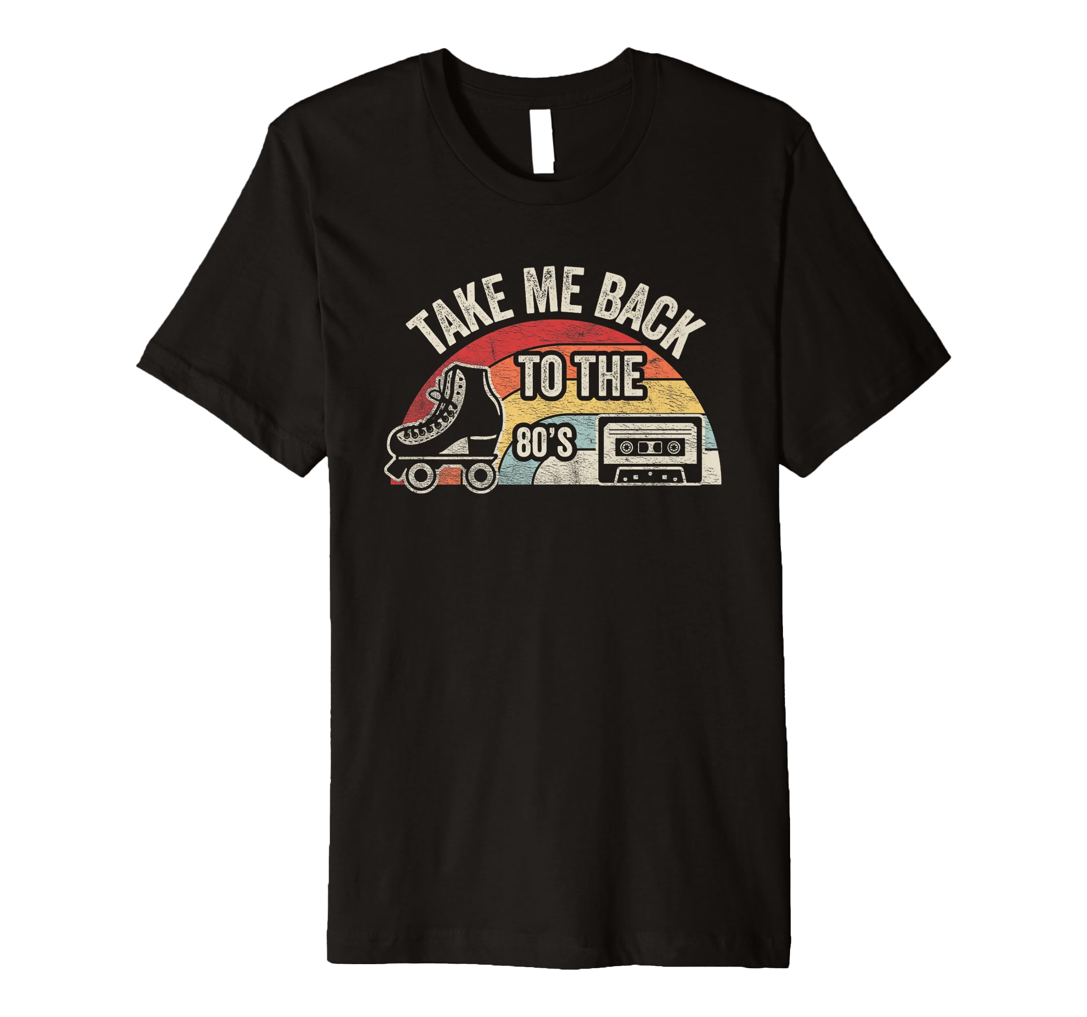 Take Me Back To 80S Roller Skate T-Shirt - Streetwear Style for Adults - T-Shirt, Sweatshirt, Hoodie