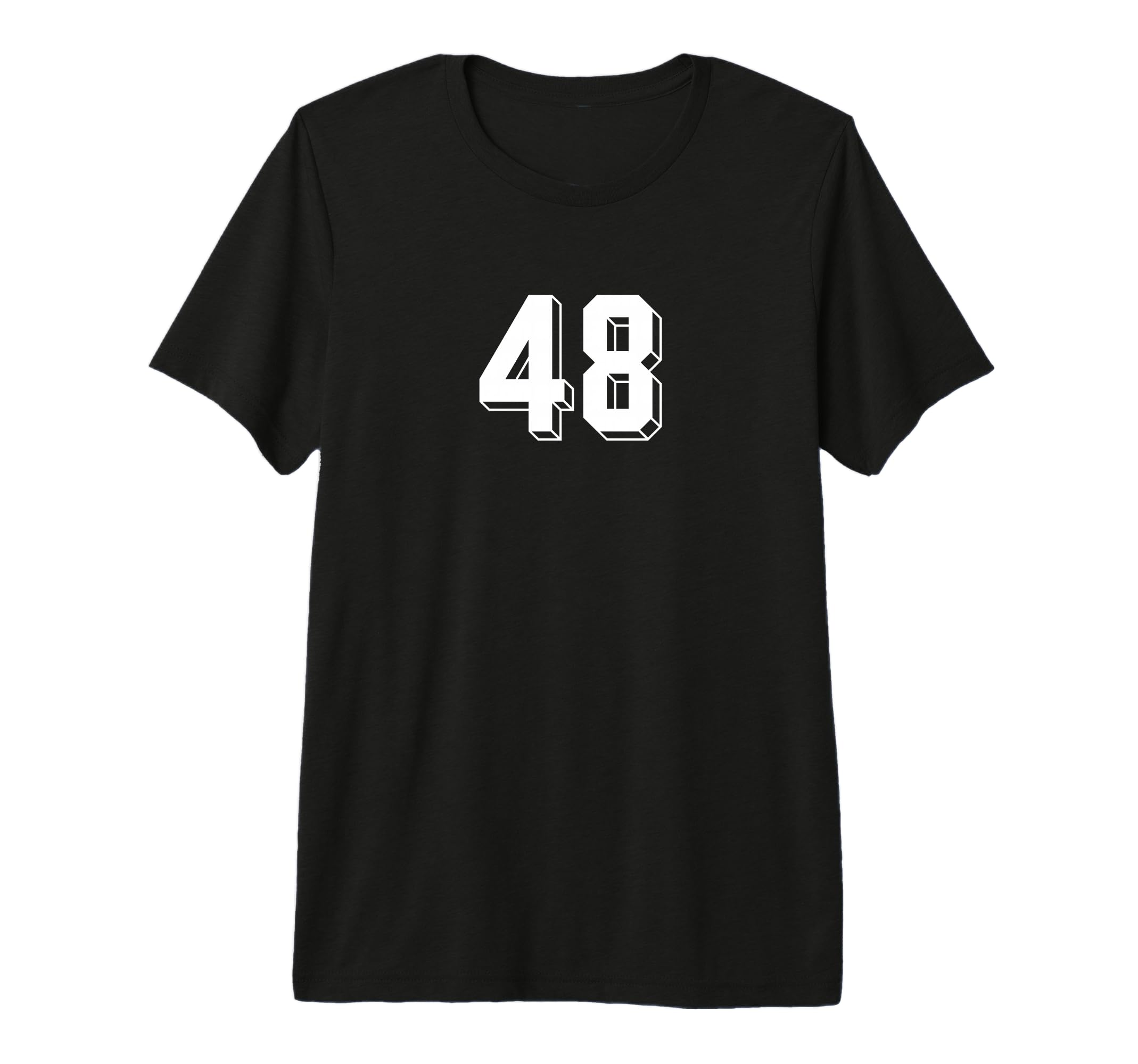 Number 48 80S 90S Soccer Team Jersey T-Shirt - Novelty Apparel for Adults - T-Shirt, Sweatshirt, Hoodie