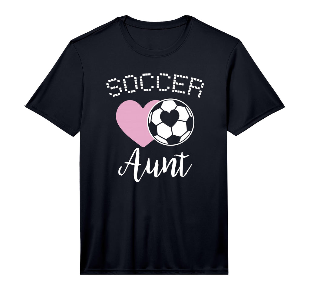Mens Soccer Aunt Love Heart Auntie T-Shirt - Streetwear Style Men Women - T-Shirt, Sweatshirt, Hoodie