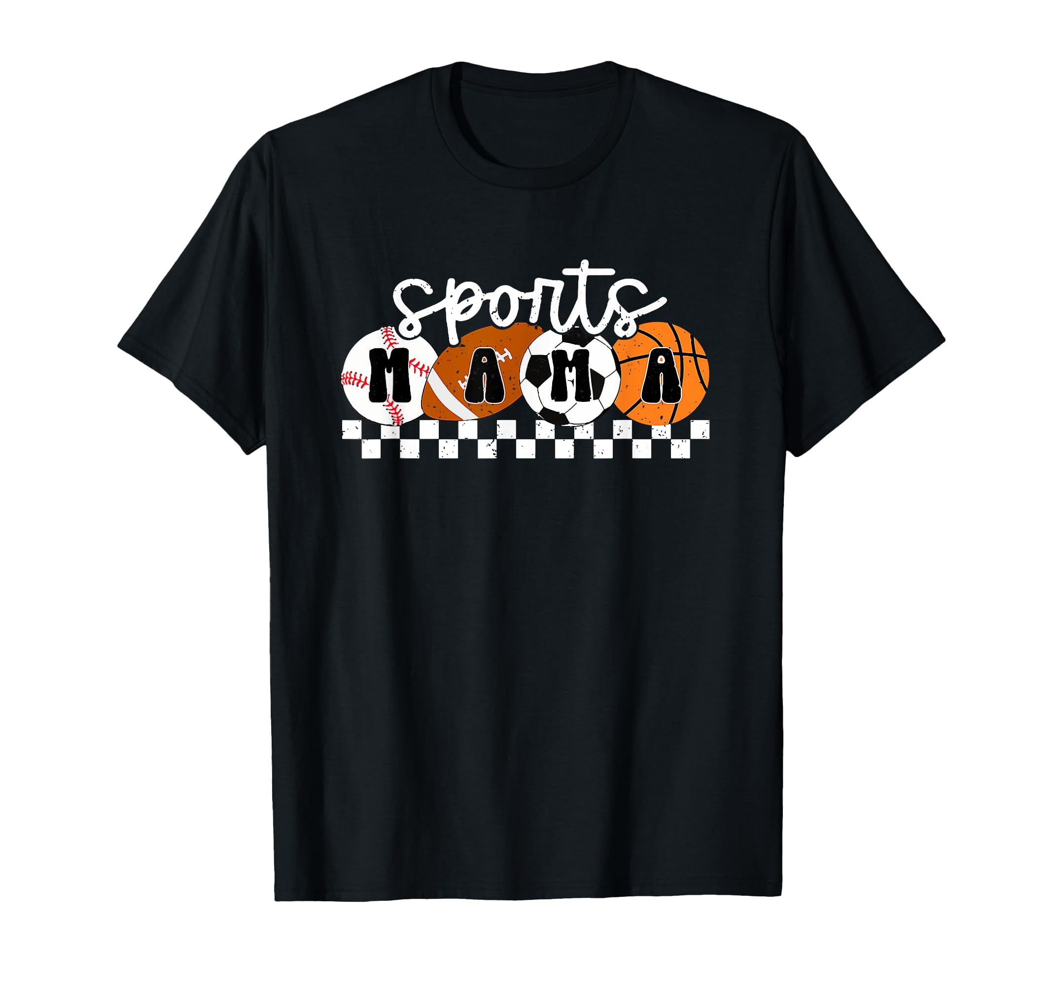 Sports Mama Baseball Football T-Shirt - Casual Everyday Wear for Adults - T-Shirt, Sweatshirt, Hoodie