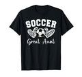 Soccer Great Aunt Matching Family Soccer T-Shirt - Custom Art Print Unisex - T-Shirt, Sweatshirt, Hoodie