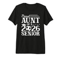 Proud Aunt 2026 Senior Soccer Graduate T-Shirt - Graphic Print Men Women - T-Shirt, Sweatshirt, Hoodie
