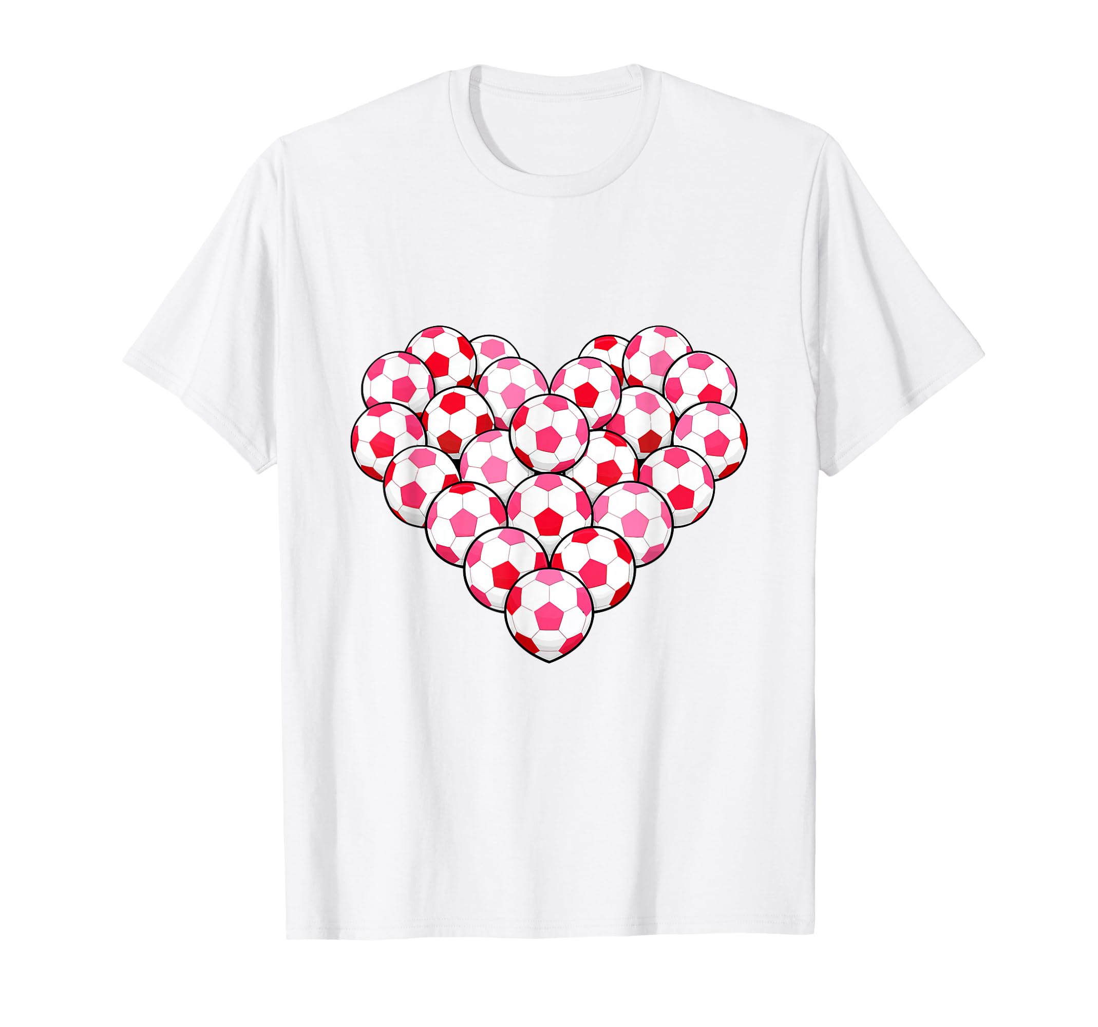 Heart Shaped Soccer Ball Artwork T-Shirt - Minimalist Print Unisex - T-Shirt, Sweatshirt, Hoodie