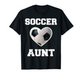 Soccer Aunt Family Matching Sport Soccer T-Shirt - Unique Graphic Unisex - T-Shirt, Sweatshirt, Hoodie