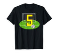 Number 5 5Th Birthday Soccer 5 Years T-Shirt - Fun Novelty Design Unisex - T-Shirt, Sweatshirt, Hoodie
