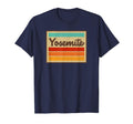 Yosemite National Park 70S Stripes Badge T-Shirt - Trendy Graphic Men Women - T-Shirt, Sweatshirt, Hoodie
