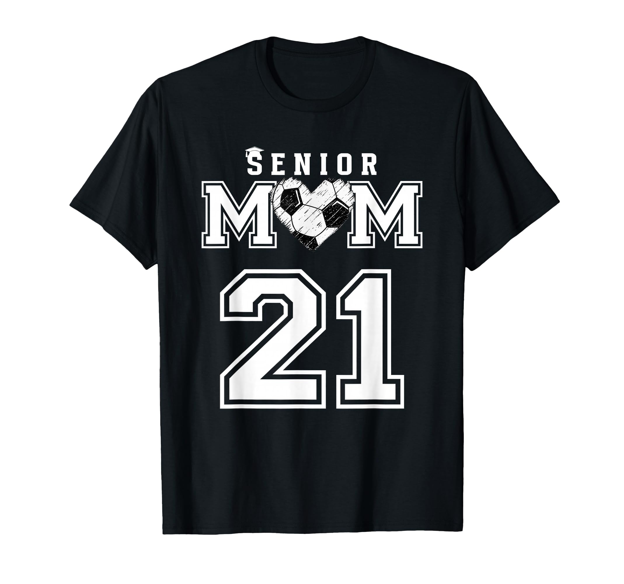 Proud Senior Soccer Mom Custom Jersey T-Shirt - Novelty Apparel for Adults - T-Shirt, Sweatshirt, Hoodie