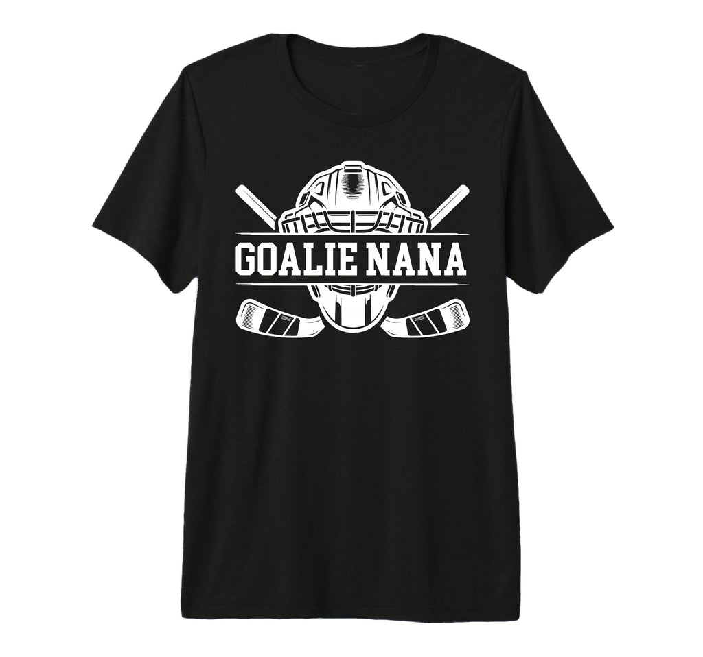 Ice Hockey Goalie Nana Hockey Keeper T-Shirt - Graphic Print Men Women - T-Shirt, Sweatshirt, Hoodie