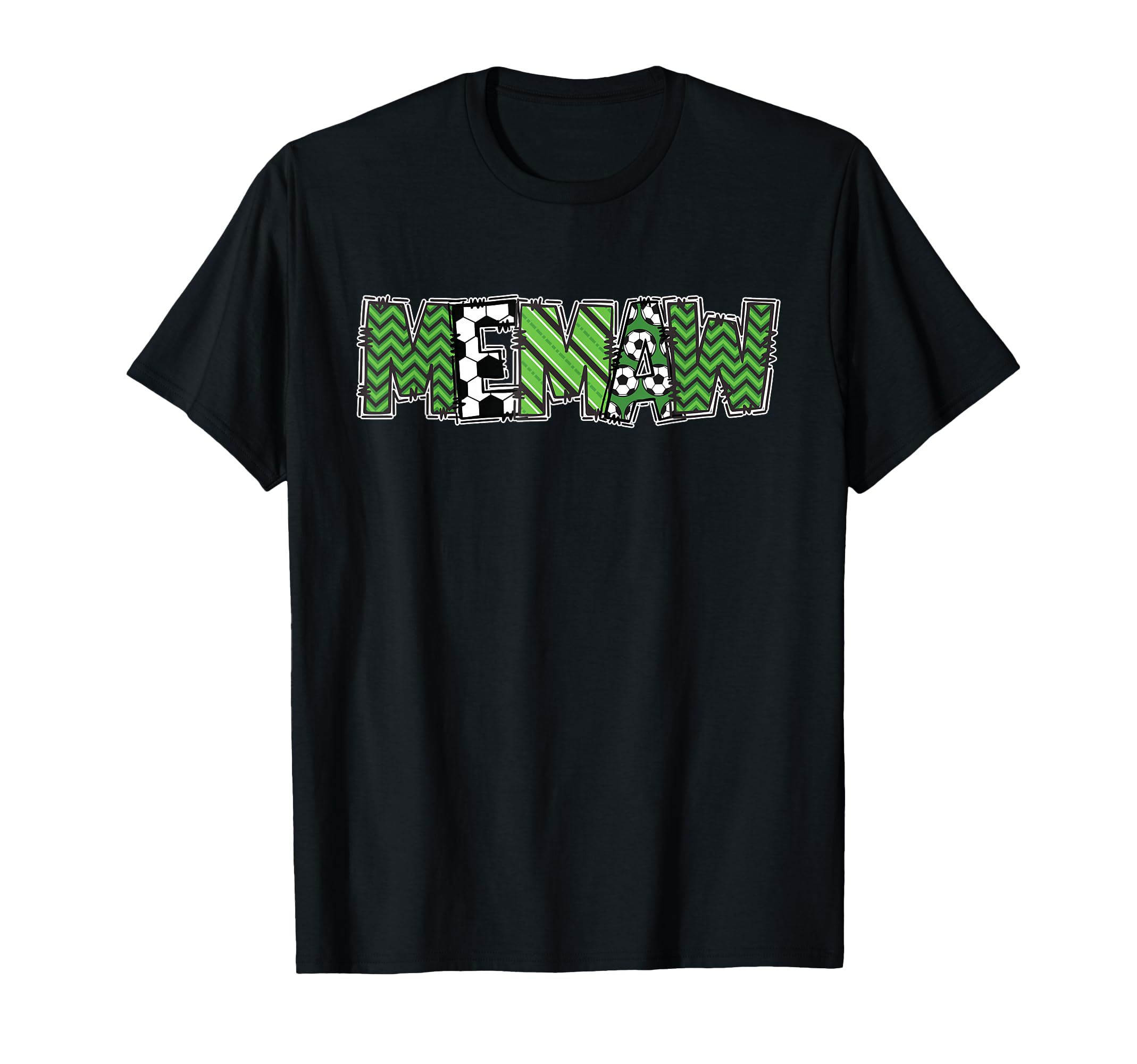 Soccer Memaw Birthday Party T-Shirt - Graphic Print Unisex - T-Shirt, Sweatshirt, Hoodie