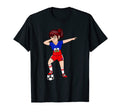 Dabbing Soccer Haiti Jersey Haitian T-Shirt - Aesthetic Graphic for Adults - T-Shirt, Sweatshirt, Hoodie
