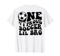 Proud Soccer Lil Bro Soccer Ball Drip T-Shirt - Novelty Apparel Unisex - T-Shirt, Sweatshirt, Hoodie