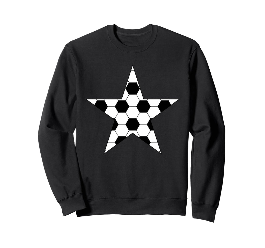 Soccer Or Footbal Star Sports Sweatshirt - Minimalist Print for Adults - T-Shirt, Sweatshirt, Hoodie