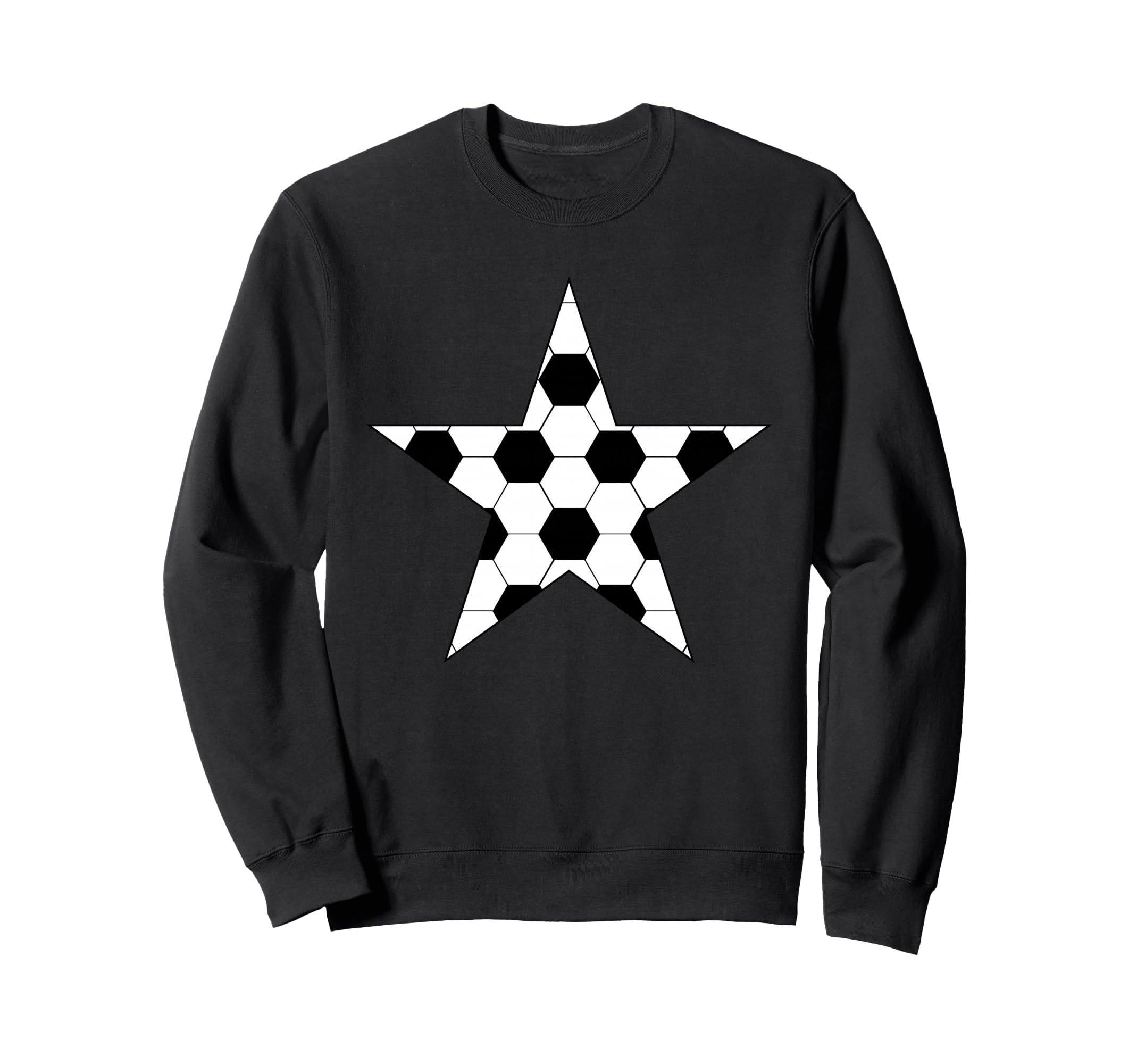 Soccer Or Footbal Star Sports Sweatshirt - Minimalist Print for Adults - T-Shirt, Sweatshirt, Hoodie