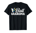 Ball Grandma Heart Volleyball Soccer Grandma T-Shirt - Graphic Print Unisex - T-Shirt, Sweatshirt, Hoodie