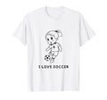 I Love Soccer T-Shirt - Custom Art Print Men Women - T-Shirt, Sweatshirt, Hoodie