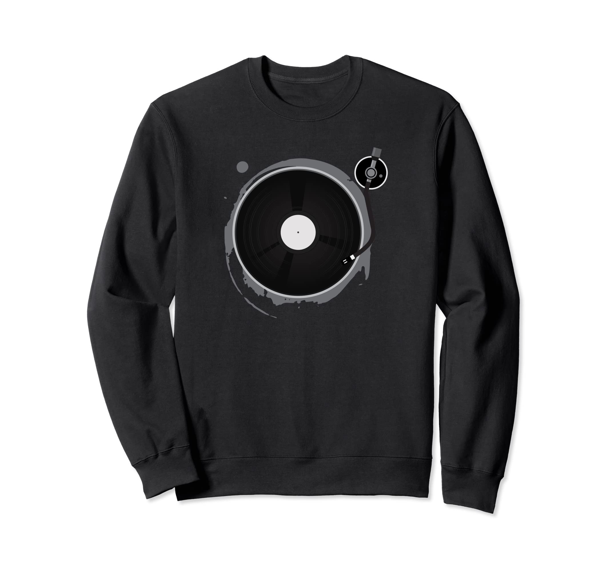 Vinyl Record Player Summer Vibes Sweatshirt - Minimalist Print Men Women - T-Shirt, Sweatshirt, Hoodie