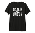 Mens Soccer Goalie Uncle Soccer T-Shirt - Custom Art Print for Adults - T-Shirt, Sweatshirt, Hoodie